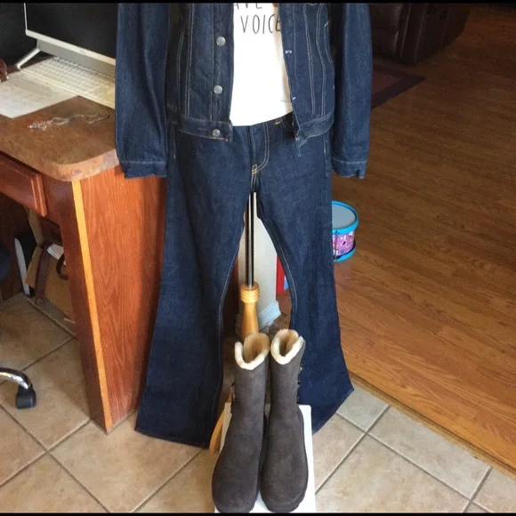 BearPaw Jenna Dark Brown Suede Boots Size 10/41, NWT (NWOB) - Picture 6 of 15